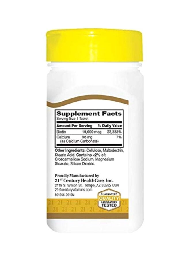 21st Century Biotin Vitamin Supplement 10000 Mcg 120 Tablets - Image 4